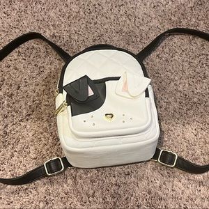 Betsey Johnson puppy 🐶 purse backpack 🎒 bag mini size 🖤